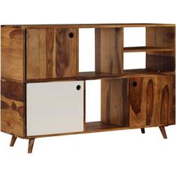 vidaXL Skänk massivt sheshamträ Sideboard