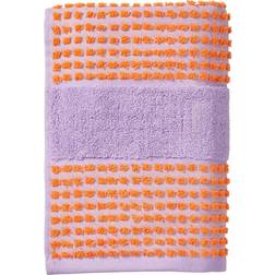 Juna Check Guest Towel Purple, Orange (100x50cm)