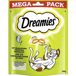 Dreamies Catisfactions Big Pack Snack Per Gatti - Set % 3 x 180 g Tonno