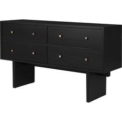 GUBI Private Brown Black Stained Oak Sideboard