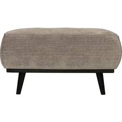 BePureHome Statement Hocker Brede Platte Rib Clay