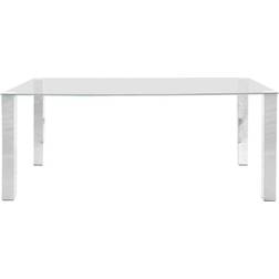 Actona Kante With Glass Top Dining Table 90x90cm