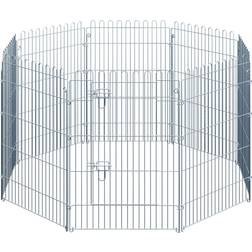 Pawhut Hundhage 8 Delar 36 x 91 cm