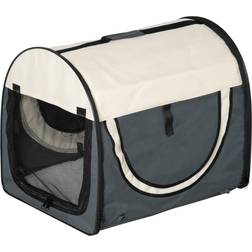 Pawhut Hundetransportbox M: 61 46 51 LxBxH Hundebox Transportbox faltbar Hundetransportbox