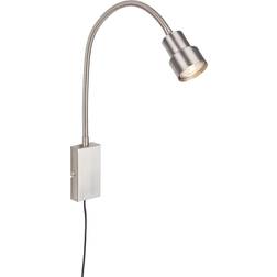 Briloner LED-Væglampe Tusi Med Fleksibel Arm Nikkel Vægarmatur