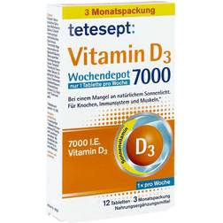 Tetesept Vitamin D3 7.000 Wochendepot Filmtabletten