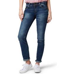 Tom Tailor Alexa Straight Jeans - Mid Stone Wash Denim