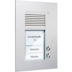 TechniSat TCS Indbygningsdørstation PUK02/1-DA 2 Knapper 1 Søjle Sølv