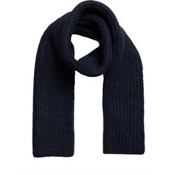 Superdry Vintage Ribbed Scarf Dark Navy