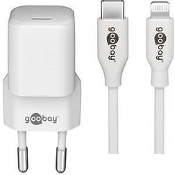 Goobay Lightning/USB-C PD-Ladeset Nano 20 W