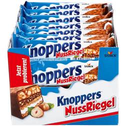 Knoppers Chocolate Hazelnut Nut Bar 40 g Pack of 24