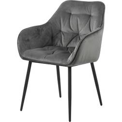 Livetastic Bentley Black/Dark Grey Köksstol 83cm