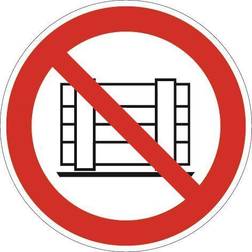 ASR A1.3/DIN EN ISO 7010 Défense De Déposer Ou De Stocker Des Obj Film