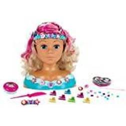 Klein Theo 5398 Princess Coralie make up and hairdressing head 'Mariella' With hair Accessories cosmetics and much more Toy for Children from 3 Years old