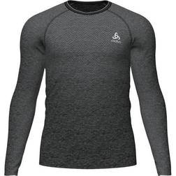 Odlo Crew Neck Essential Seamless Camiseta De Running Hombres - Gris