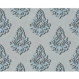 A.S. Creation Barock Tapet Nobile Ovävd Blå Silver