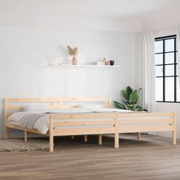 vidaXL Bed Frame Solid Wood 200 x 200 cm