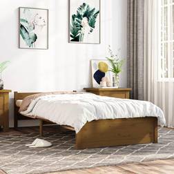 vidaXL Bed Frame Honey