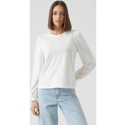 Vero Moda Kerry O-Neck Snow White Mujer - Multicolor