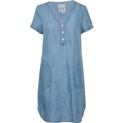 Part Two Kaminas Dress - Medium Blue Denim