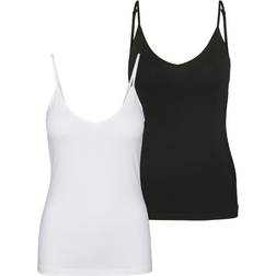 Vero Moda dame 2pack top VMMAXI Black White