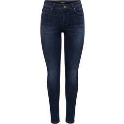 Only ONLWauw Mid Denim Mujer - Dark Blue