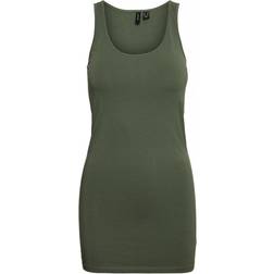 Vero Moda Vmmaxi My Soft Long Tank Top Noos damskor Topp, Laurelkrans