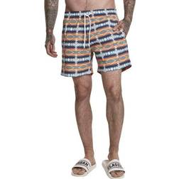 Urban Classics Inka Swim Board Shorts - White