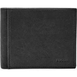 Fossil Herr Plånbok Ingram Bifold Flip ID Läder - Svart