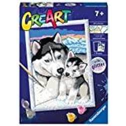 Ravensburger Cute Huskies, Malset für Kinder