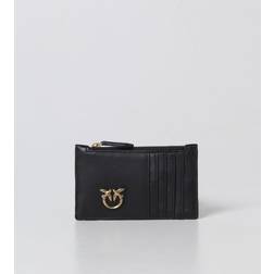 Pinko Porte-cartes Zippé À Motif - Taille Unique Noir