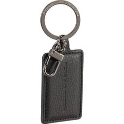Porsche Design Men's Leather Keyring Square - Black