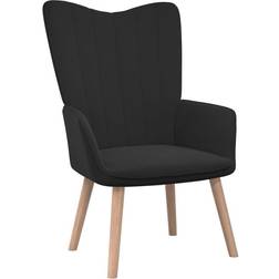 vidaXL Silla Velvet Black Relax Sillón