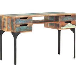 vidaXL Table d'Ordinateur 118 x 48 x 75 cm Solid Reclaimed Wood Bureau d'écriture