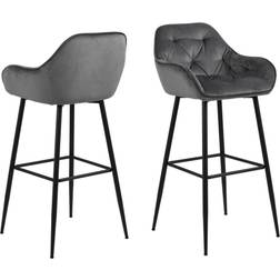 AC Design Furniture Brooke Dark Gray Barstol 104cm 2stk