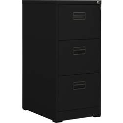 vidaXL Archivador De Acero Negro 46x62x102.5 cm Armario