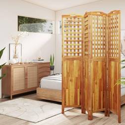 vidaXL 4-Panel Room Divider