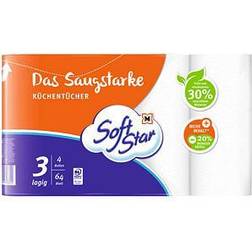 Eco-Friendly Ultra-Soft Absorbent Kitchen Paper Towels 4 Pack