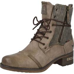 Mustang Boots À Lacets - Grau