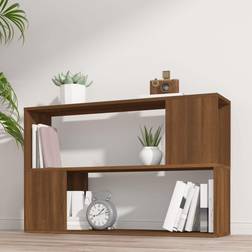 vidaXL Libreria Rovere Marrone 100x24x63 cm Legno Multistrato Scaffale per libri