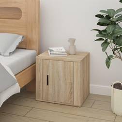 vidaXL 50x39x47 sonoma-eg Sengebord