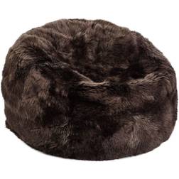 Natures Collection Long Wool Sheepskin Bean Bag 92 cm x 93 cm Poltrona sacco