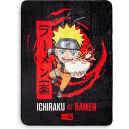 Just Funky Naruto Shippuden Ichiraku Ramen Fleece Couverture Rouge (152.4x114.3cm)