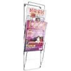 Present Time Magazin-Aufbewahrung chrome steel Zeitschriftenhalter