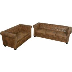 vidaXL Chesterfield sæt Sofa