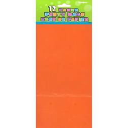 Unique Party Papieren Giftbags Oranje (12st)