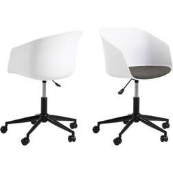 AC Design Furniture Moheda hvid/grå Kontorstol