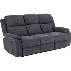 Actona Mora Dark Grey Sofa 196cm 3-seter