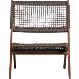 Woood Klapstol dark brown Loungestol
