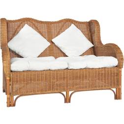 vidaXL 2-personers naturlig rattan Sofa